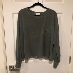 CJLA Raw Edge Olive Long Sleeve
